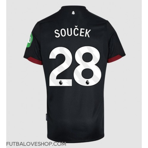 Dres West Ham United Tomas Soucek #28 Preč 2024-25 Krátky Rukáv